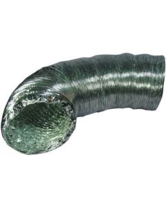 Deflecto F0408B Aluminum Flex Duct (5-ply Supurr-Flex ducting; UL listed 2158A; 8ft)