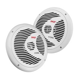 Pyle PLMR60W Hydra Series 6.5" 150-Watt Dual-Cone Marine Speakers (White)